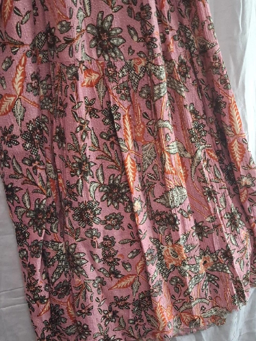 Free People Floral Convertible Jumper/ Leg Boho Pants - Picture 5 of 11